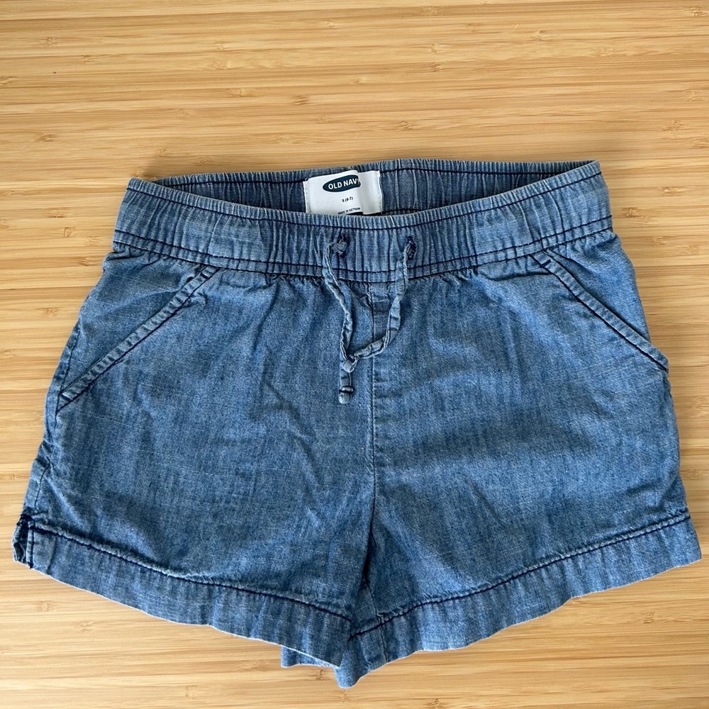 Used, Old Navy, drawstring shorts, girls.
